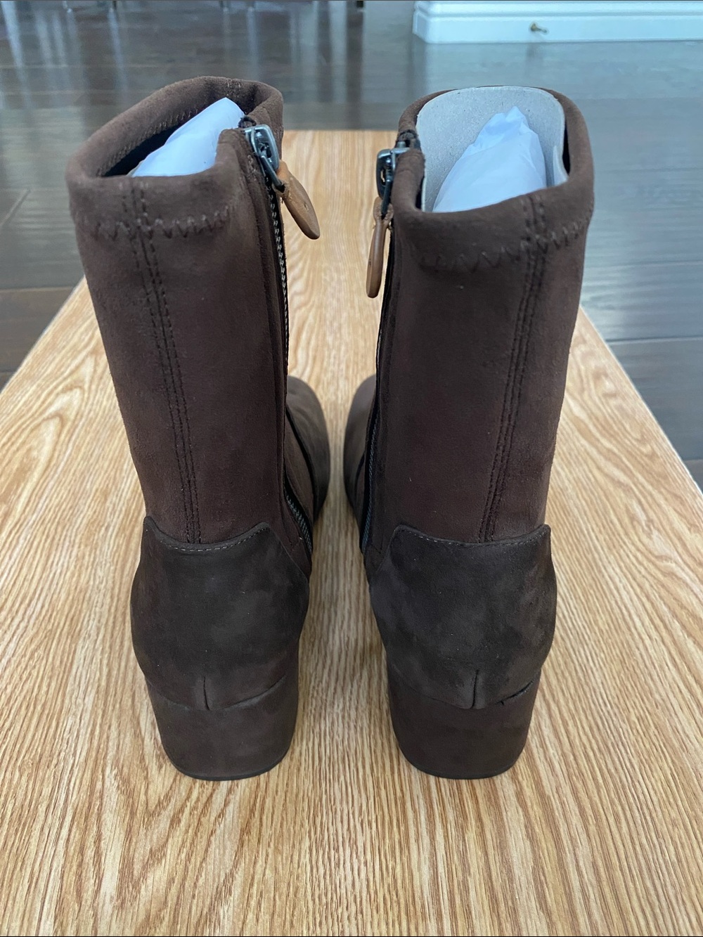 New with box gentle Souls by Kenneth Cole dark brown  boots women’s size 9 - Picture 3 of 7